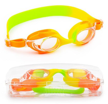 KIDS COLORFUL SWIMMING GOGGLES WITH CASE