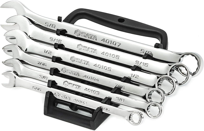 SATA 6pc COMBINATION WRENCH SET SAE