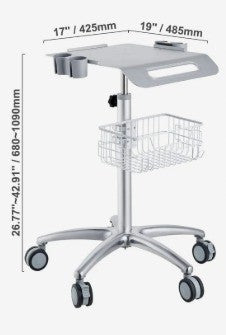 VEVOR 6.6gal STAINLESS ELECTRIC COW MILKING MACHINE ON WHEELS