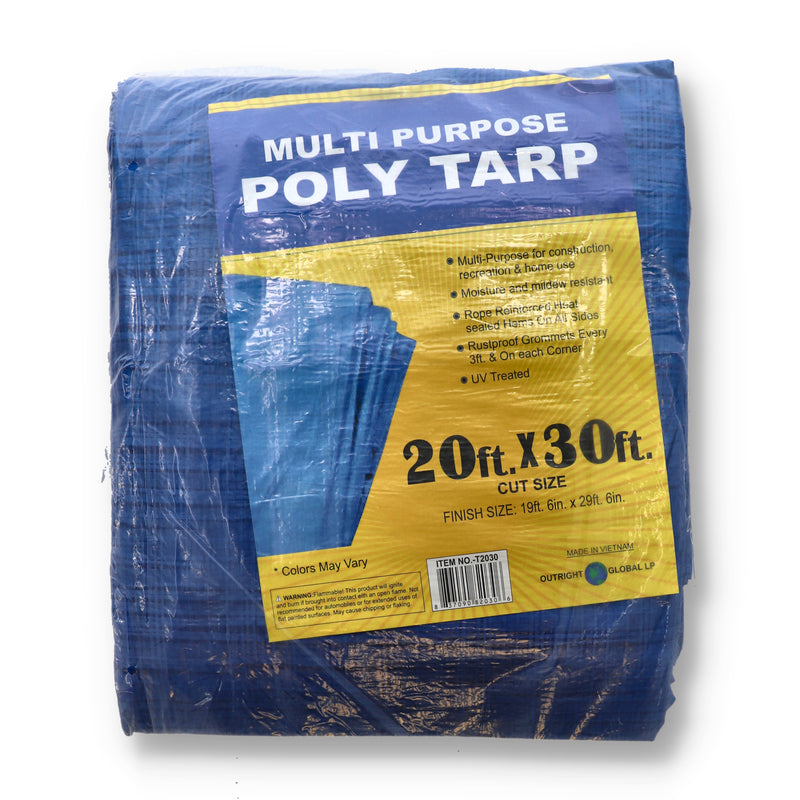 20x30' BLUE POLY TARP-MEDIUM DUTY