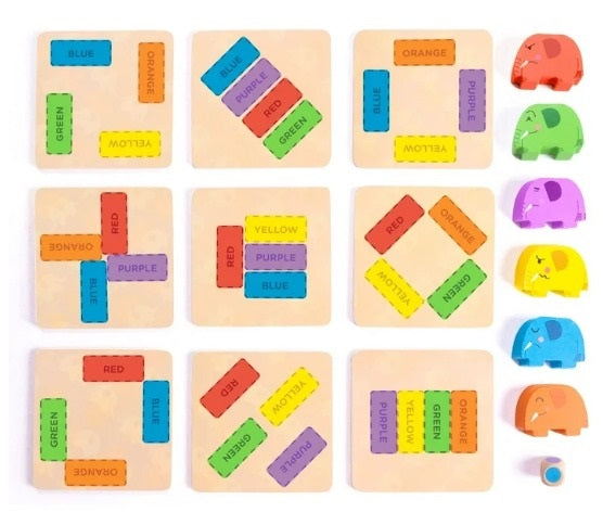 IMAGINATION GENERATION IRR-ELEPHANT STACKING GAME AGES 3+