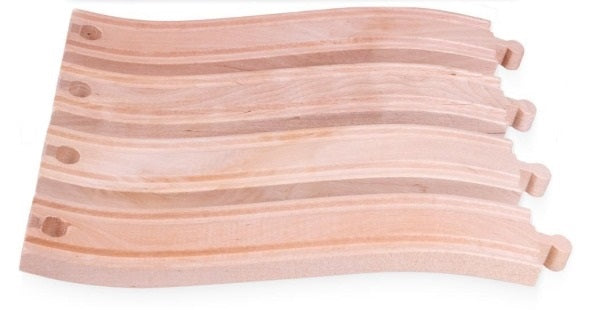 CONDUCTOR CARL 4PK WOODEN TRACK ASCENDERS