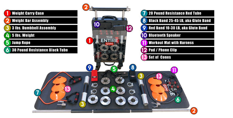 ENTIRE GYM PORTABLE HOME FITNESS CENTER