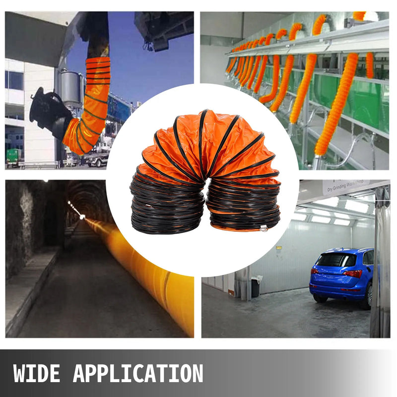 VEVOR 32'x12'' PVC FLEXIBLE DUCT HOSE FOR VENTILATION EXHAUST FAN