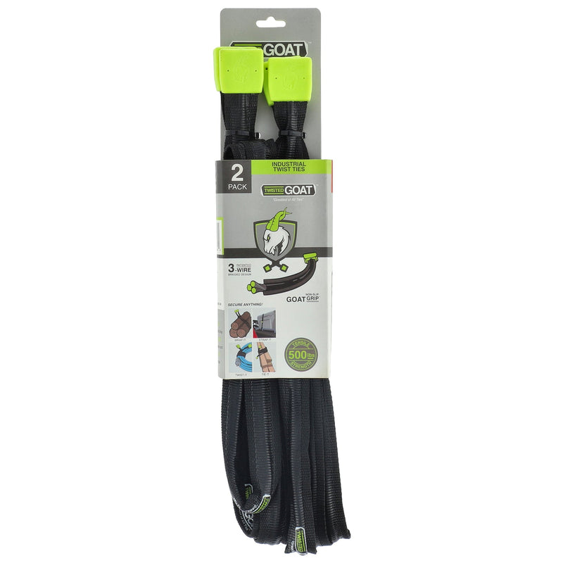 TWISTED GOAT 2pk 6' INDUSTRIAL TWIST TIE