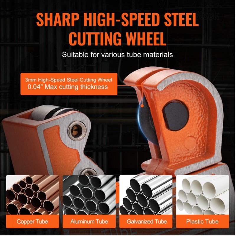 VEVOR MINI TUBING CUTTER 1/8-1-1/8'' CAPACITY