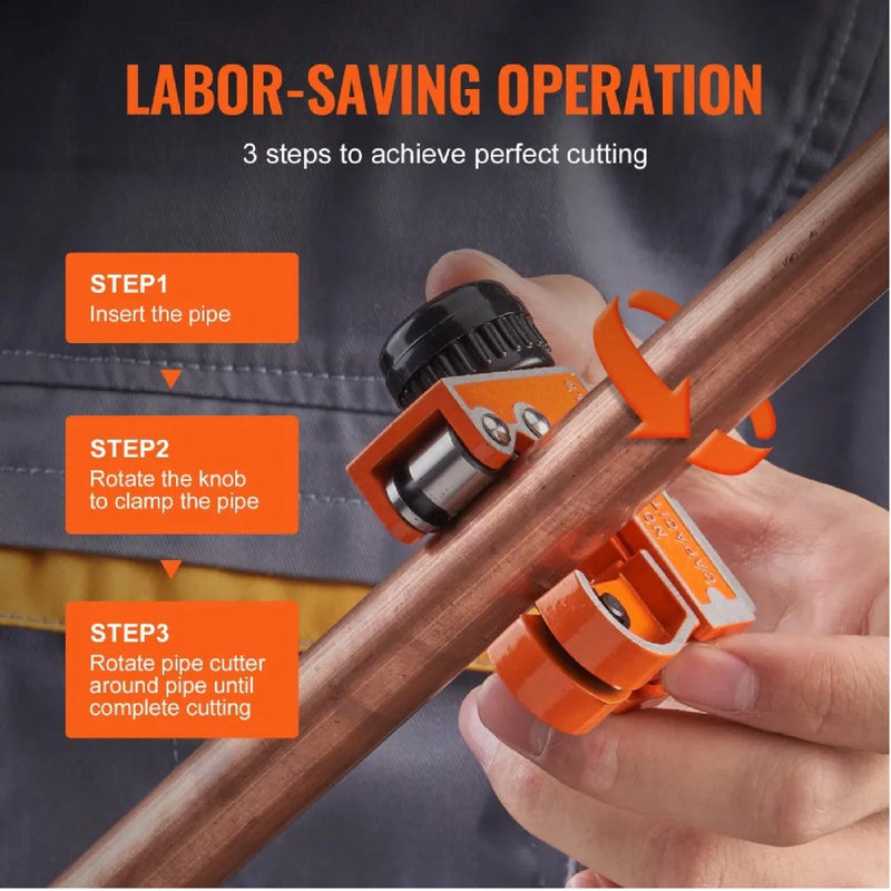 VEVOR MINI TUBING CUTTER 1/8-1-1/8'' CAPACITY