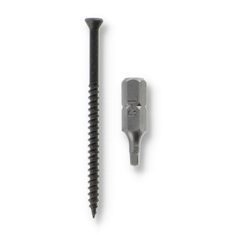 PRO-TWIST 1LB TRIM SCREWS #6x2-1/4'' #1 SQUARE DRIVE SHARP POINT