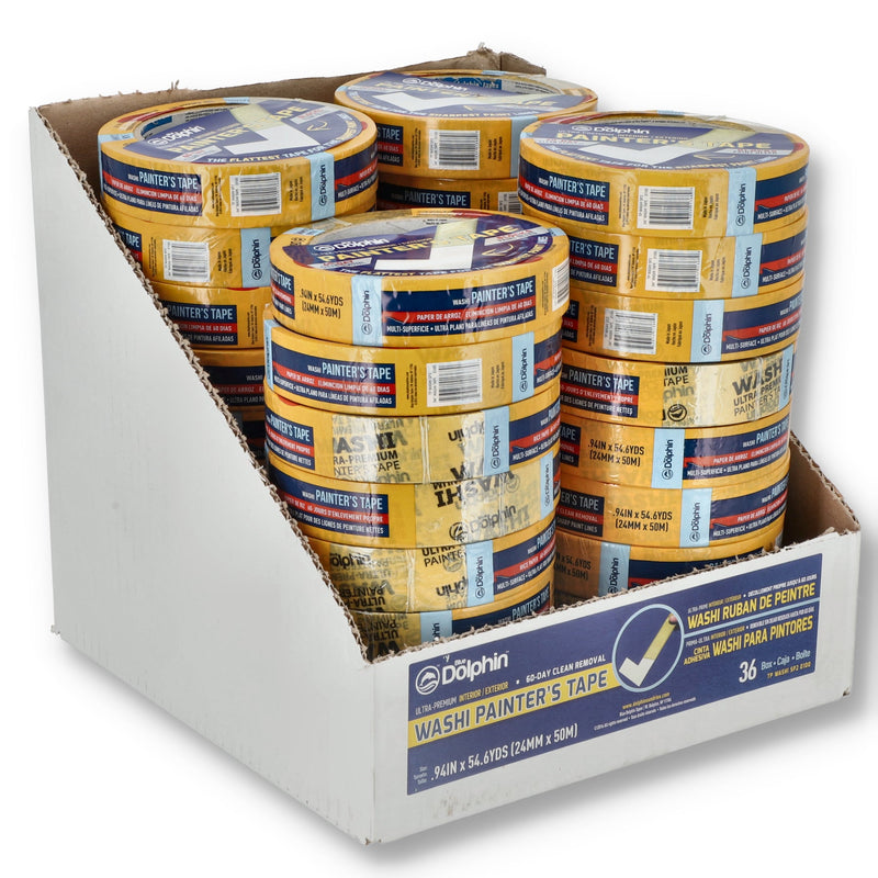 DOLPHIN .94'' X 54.6 YARD WASHI PROFESSIONAL PAINTERS TAPE