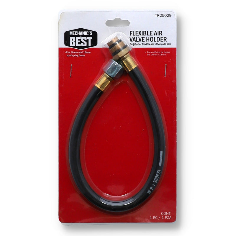 FLEXIBLE AIR VALVE HOLDER FOR 14 & 18'' SPARK PLUG HOLES