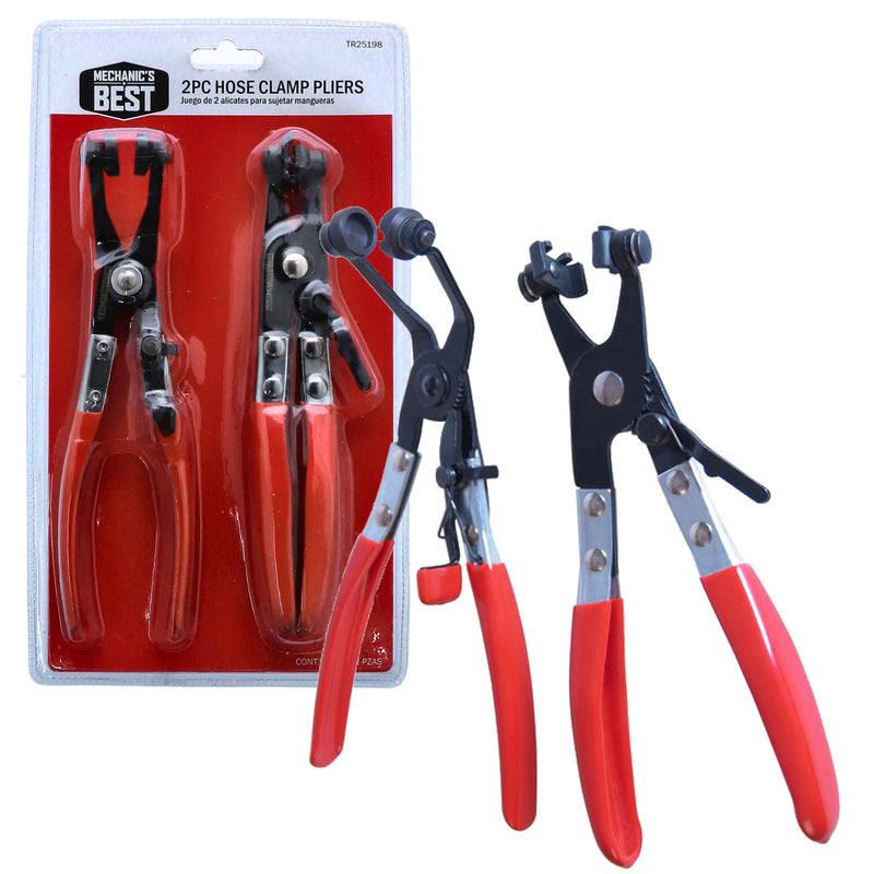 2 PIECE HOSE CLAMP PLIERS SET