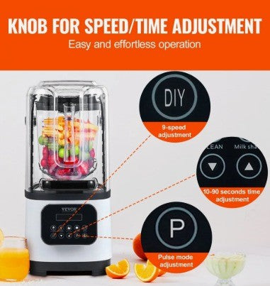 VEVOR PROFESSIONAL 9 SPEED 68 OUNCE BLENDER