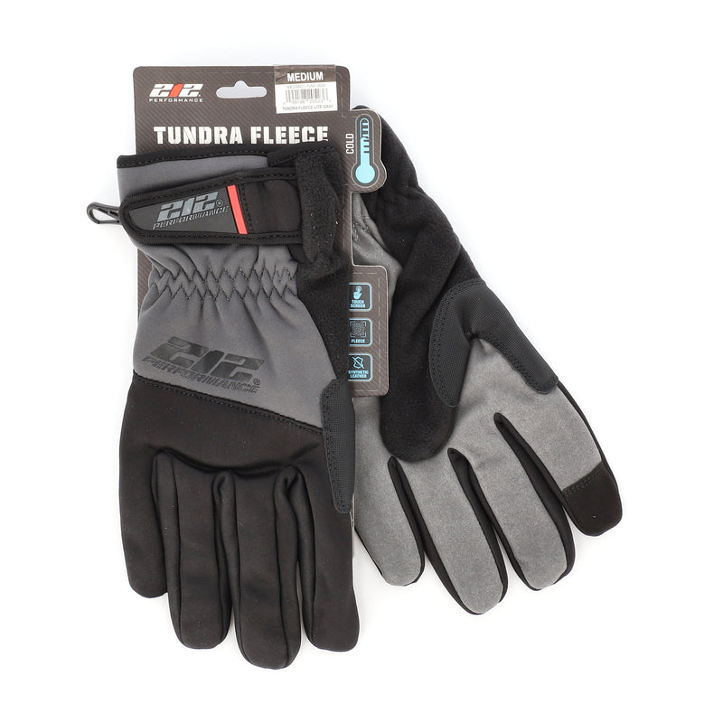 212 PERFORMANCE TOUCHSCREEN WATERPROOF LINED TUNDRA FLEECE GLOVES SMALL