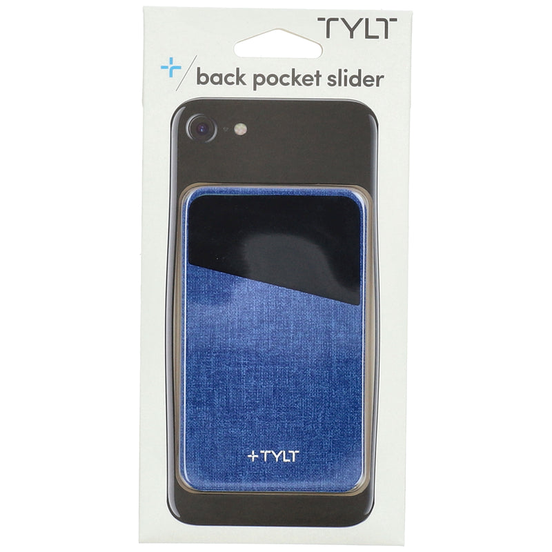 CELL PHONE BACK POCKET SLIDER BLUE