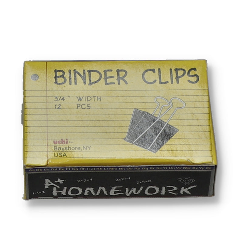 12pc 3/4'' BINDER CLIPS