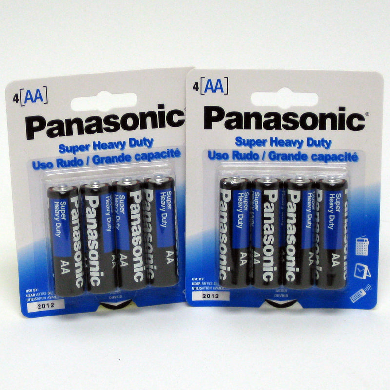 4pk PANASONIC HEAVY DUTY AA BATTERIES