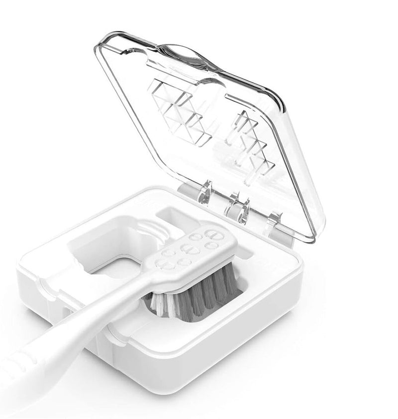 V-ECO GRAY TOOTHBRUSH WITH 2 REPLACEABLE HEADS
