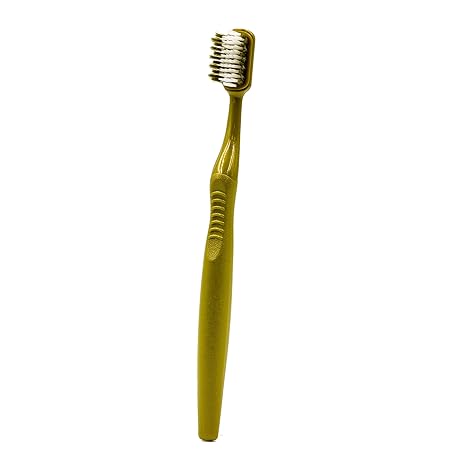 V-ECO GOLD TOOTHBRUSH WITH 2 REPLACEABLE HEADS