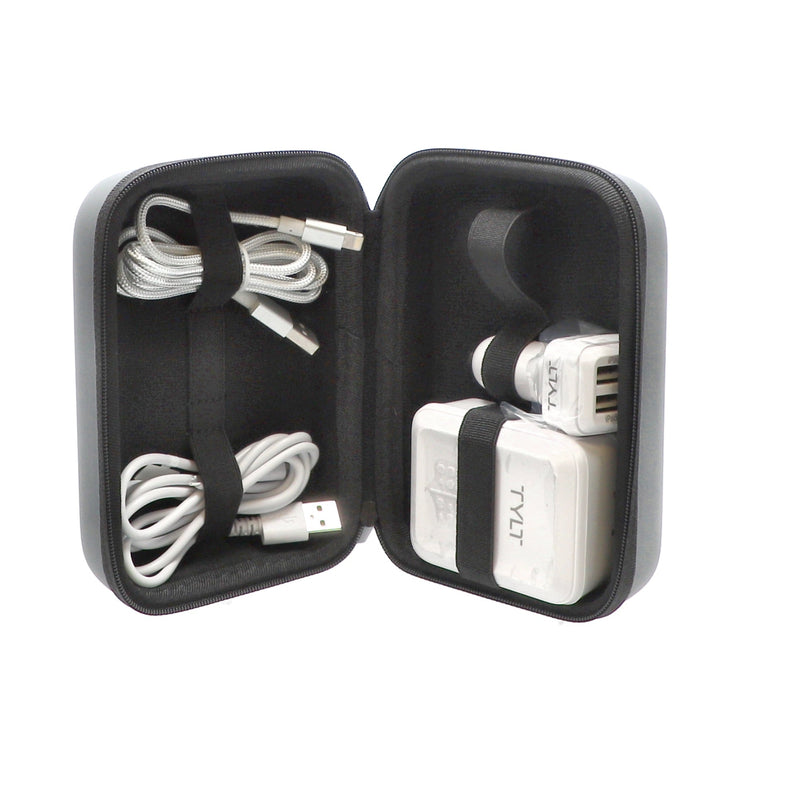 TRAVEL+CAR CHARGERS IN ZIPPER CASE MICRO USB CABLE