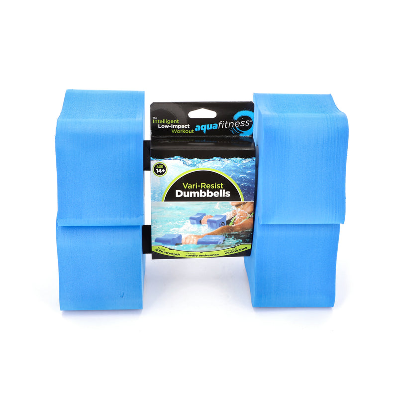 AQUA FITNESS 2PC VARI-RESIST DUMBBELLS