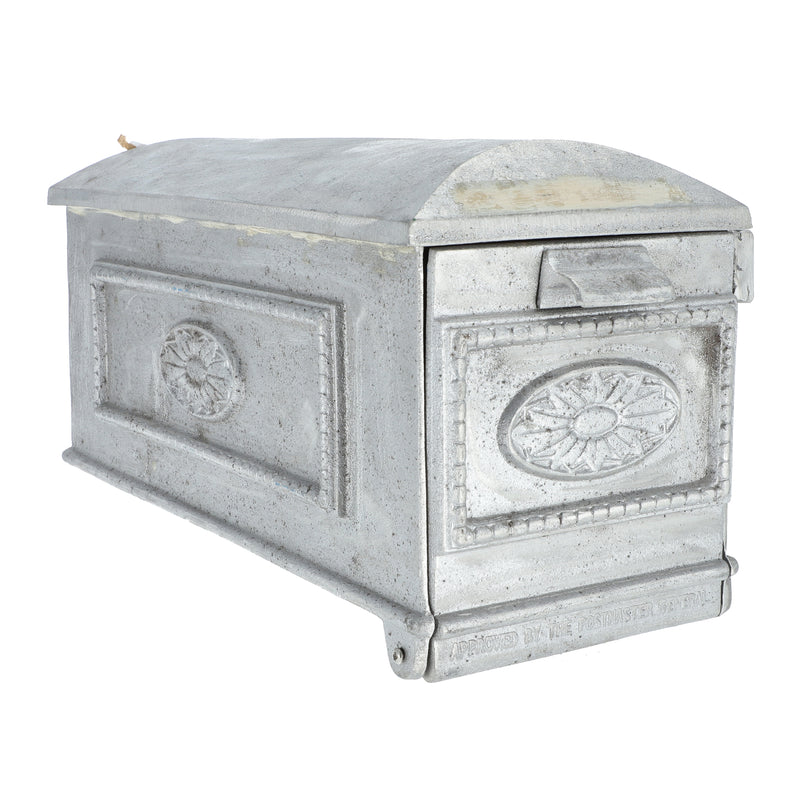 BARCELONA ALUMINUM MAILBOX -MEDALLIONS 19x8x8''