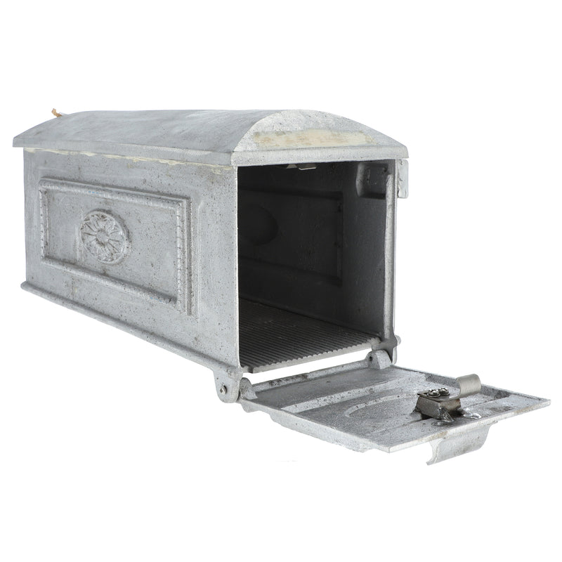 BARCELONA ALUMINUM MAILBOX -MEDALLIONS 19x8x8''