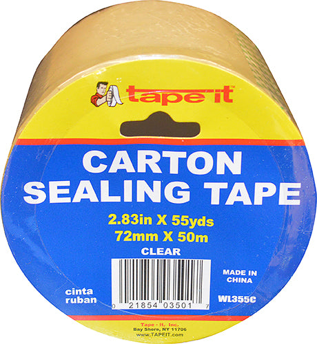 3'' x 55YD CLEAR PACKING TAPE
