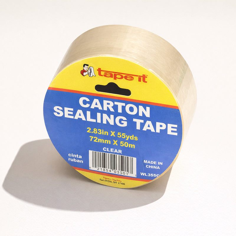 3'' x 55YD CLEAR PACKING TAPE