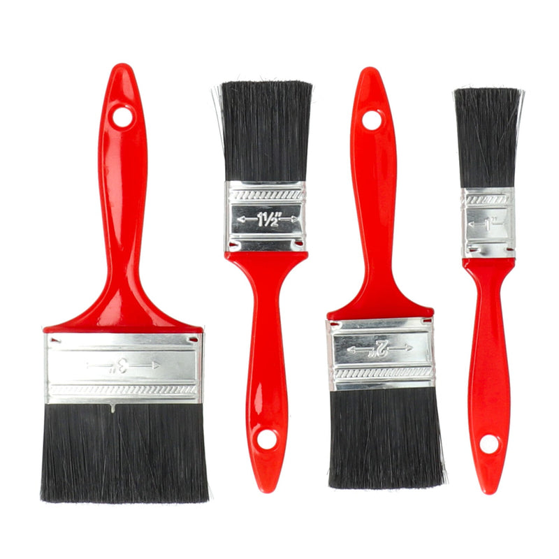 LINZER 10pk 100% POLYESTER PAINT BRUSH SET- 4- 1''