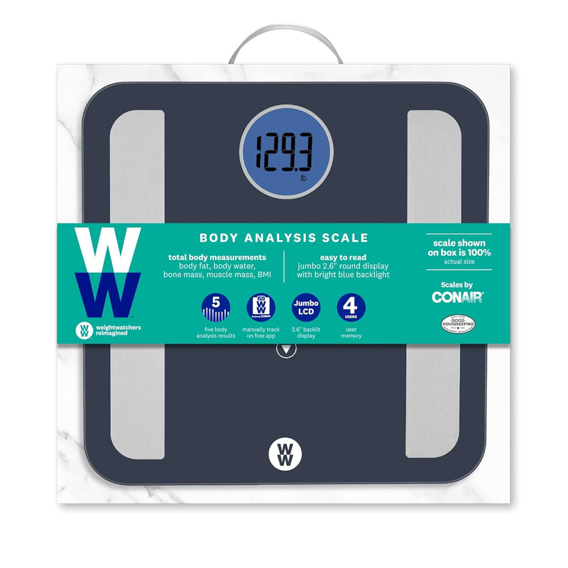 WEIGHT WATCHERS BODY ANALYSIS DIGITAL SCALE BY CONAIR