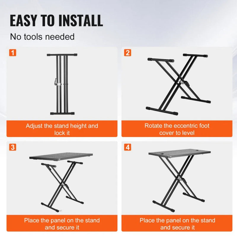 VEVOR 32'' X 20'' PORTABLE DJ TABLE STAND