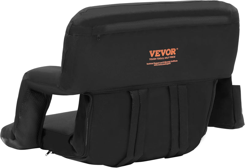 VEVOR 2 PK PADDED STADIUM SEAT WITH BACK SUPPORT