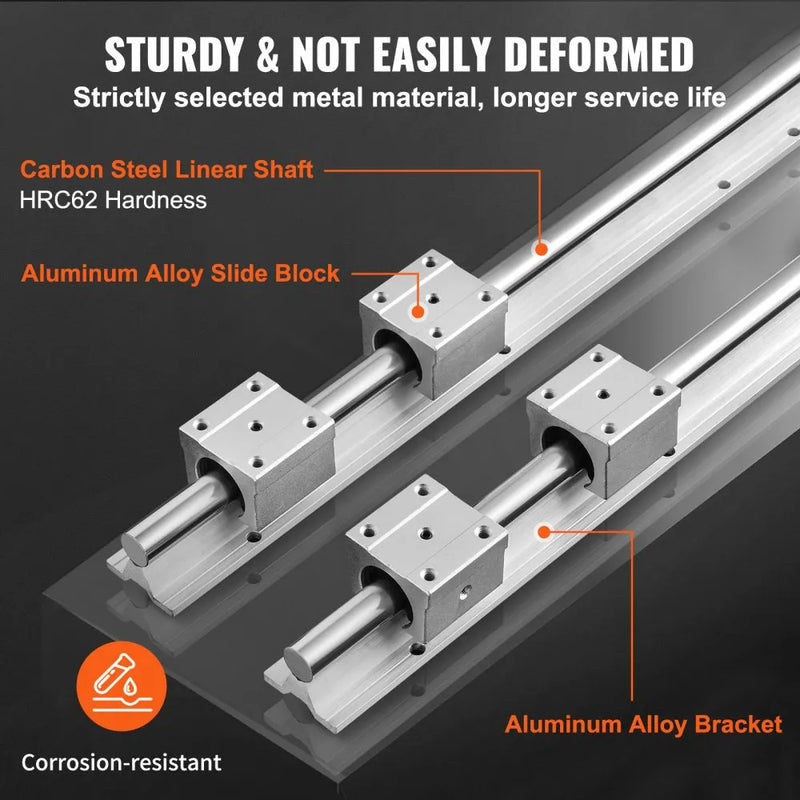 VEVOR 2 PC 31.5'' LINEAR RAIL GUIDE