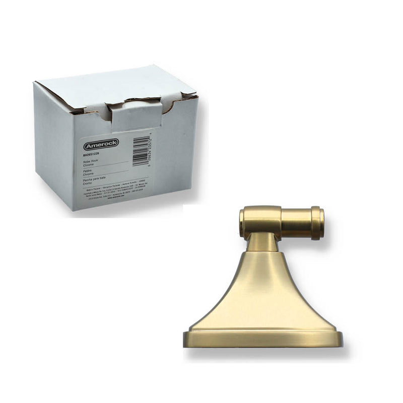 ROBE HOOK CLARENDON GOLDEN CHAMPAGNE WHITE BOX