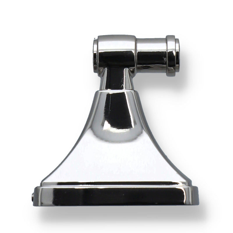 ROBE HOOK CLARENDON POLISHED NICKEL WHITE BOX