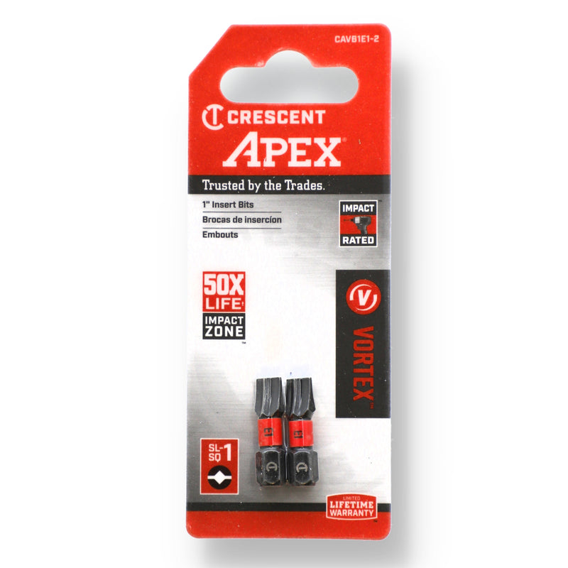 2pk SL-SQ1 1'' VORTEX IMPACT INSERT BITS