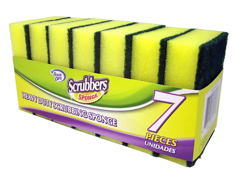 7PK HEAVY DUTY SPONGE SCOURER