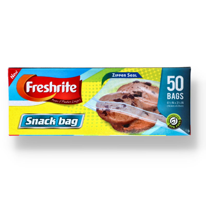 50CT SNACK BAGS ZIPPER SEAL